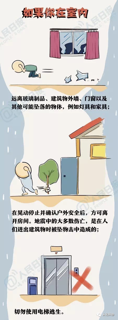 地震来了不要慌,牢记地震自救小常识!